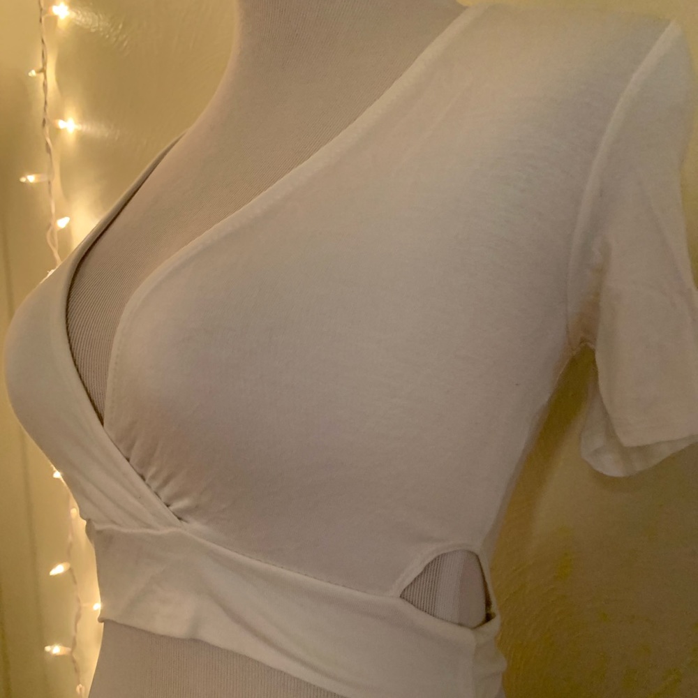 White Crop Top